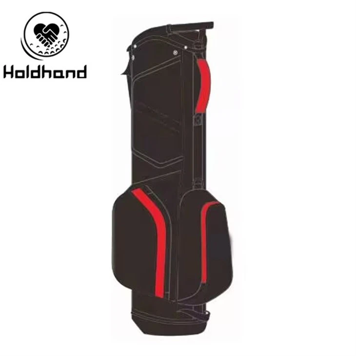 Customize Logo Pu Leather Material 14-way Golf Carry Bag suppliers
