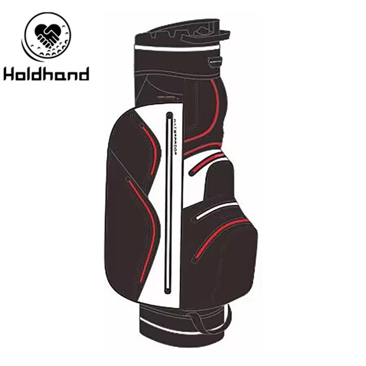 Kestävä vedenpitävä 14-suuntainen muotisuunnittelu Golfkärrylaukku Muoti Mukauta