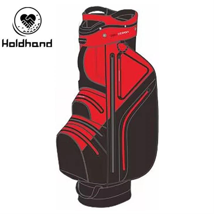 Pu Leather Design 7-way Durable Golf Cart Bag Fashion Customize OEM factory