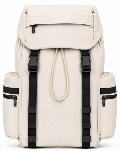 Bone White Premium Rolltop laukku