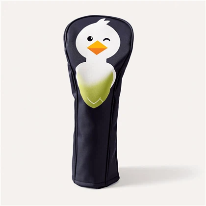Ensiluokkainen nahkainen suunnittelu Suurten tiheys Golf Driver Headcovers Club Head Pevers