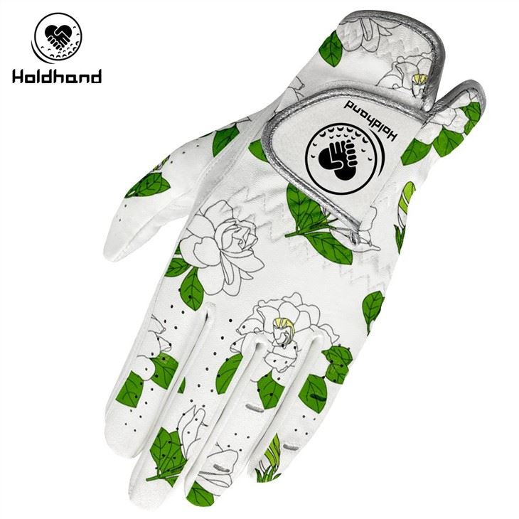 2022 Wholesale Oem Cheap Custom Flower Design Pu Leather Golf Glove For Man And Woman