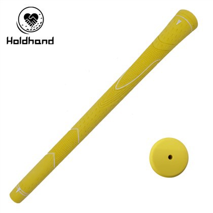 Suosittu muotoilu, kirkkaankeltainen mukautettu logo Super Tacky Golf Iron Grip