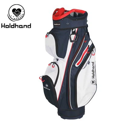 Tyylikäs musta polyesteri Vedenkestävä mukautetut taskut Design Golf Laukut Golfkärrylaukku